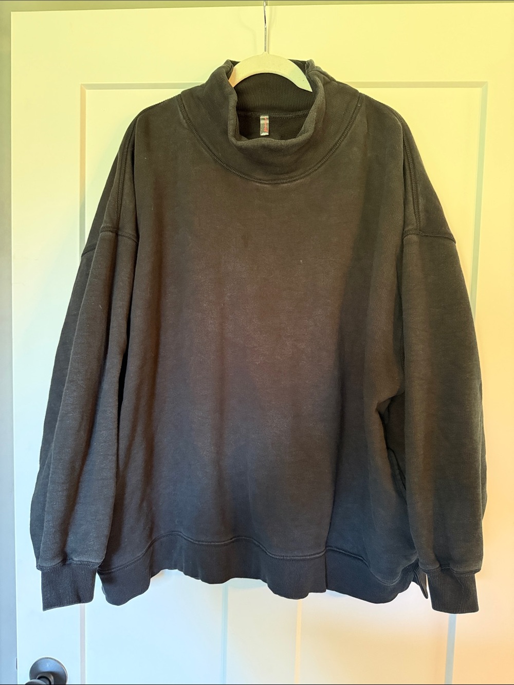 A Cut Above Mock Neck Pullover Sweatshirt